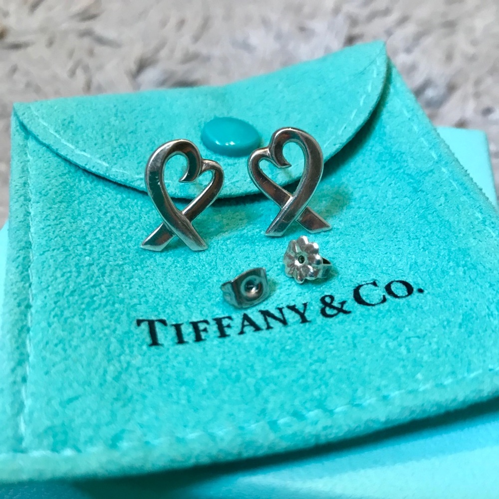 Tiffany Paloma Picasso Loving Heart Earrings